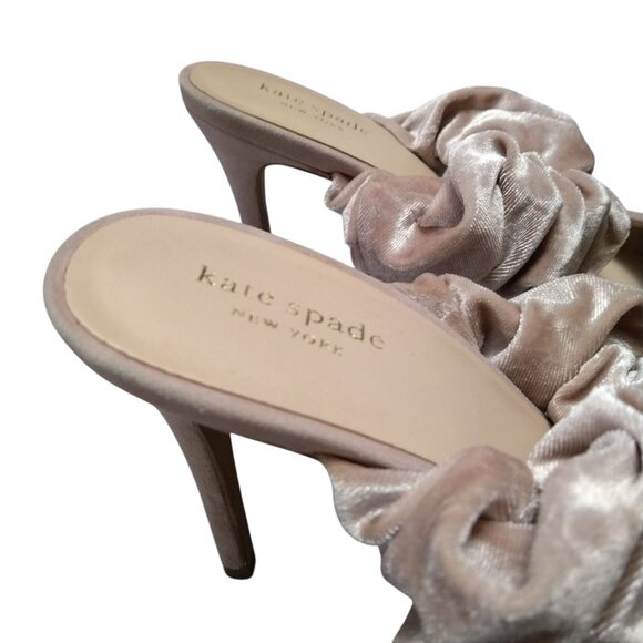 Kate Spade Women's Size 10M Light Pink Vikki Slip On Heels Pumps Pointed Toe - Picture 5 of 13